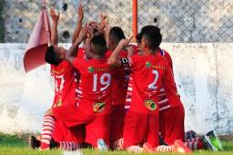 El Estrella Roja de Danlí que eliminó al Atlético Municipal de Santa Cruz de Yojoa, ahora se enfrentará al Yoro FC que fue el líder del Grupo A. Foto M. Valenzuela