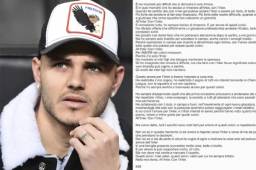Mauro Icardi se pronunció en las redes sociales sobre su situación en el Inter de Milán.