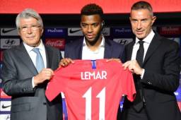 Enrique Cerezo presentó a Thomas Lemar con el número 11 en su camiseta.