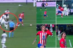 Dejó acostado a Modric: El golazo de Griezmann en las semis de la Supercopa de España entre Atlético y Real Madrid