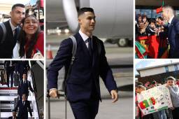 Encabezada por Cristiano Ronaldo, la Selección de Portugal hizo su arribo este viernes a tierras mundialistas.