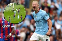 ¡Desatado! Haaland marca su primer hat-trick con el Manchester City en la gran remontada sobre el Crystal Palace
