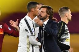 Pirlo puso como ejemplo el sacrificio de Cristiano Ronaldo frente a la Roma para empatar el partido.
