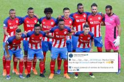 Olimpia disputa los octavos de final de la Liga Concacaf y en Motagua les desearon todos los éxitos.