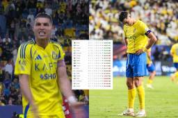 Cristiano Ronaldo no pudo evitar la derrota del Al Nassr en Arabia.