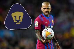 Dani Alves jugará por primera vez en México y lo hará por un año con los Pumas.