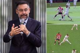 Sin citar al Real Madrid, Bartomeu afirma que el VAR está favorenciendo al equipo blanco desde la vuelta del fútbol en España.