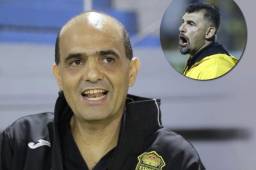 El presidente del Real España, Fuad Abufele, y su felicidad tras el pase a semifinales.