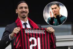 Ibrahimovic comentó que es ''muy bueno'' que Cristiano Ronaldo compita en el fútbol italiano.