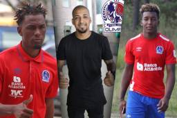 Deybi Flores, Leandro Motta y John Paul Suazo son tres de las nuevas caras en el Olimpia.