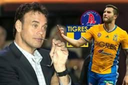 David Faitelson cargó contra Tigres y se llevó de encuentro al francés Gignac.