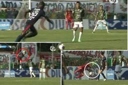 El cabezazo de Roberto Moreira con el que puso a ganar a Motagua sobre Marathón en el Yankel