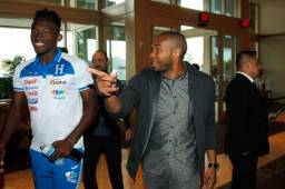 Wilson Palacios visitó a la selección de Honduras en San José previo al duelo ante Estados Unidos.