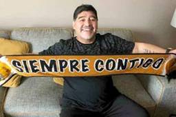 Maradona llegó a México para tomar la dirección técnica del Dorados de Sinaloa.