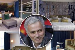 El entrenador portugués vivió en un lujozo hotel durante su etapa en el Manchester United.