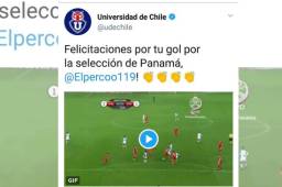 La cuenta en Twitter de la U de Chile se equivocó felicitando a Armando Cooper.