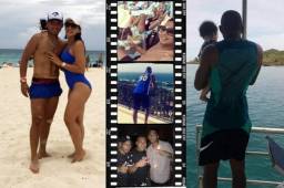 Emilio Izaguirre disfruta del sol y la playa en Las Bahamas, Luis 'Buba' López de Roatán. Mirá los lugares que han escogido otros catrachos.