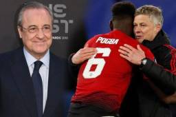 Florentino Pérez se quedaría sin fichar a Pogba luego de las declaraciones de Solskjaer.