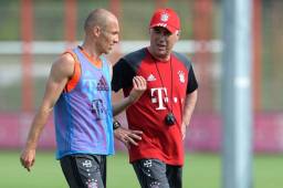 Arjen Robben criticó la forma de trabajo de Carlo Ancelotti.