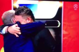 Periodistas de la televisión abierta de Panamá se conmovieron al escuchar el himno nacional en el Mundial de Rusia 2018.