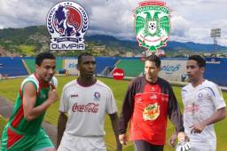 El clásico nacional se juega este domingo en Tegucigalpa y aquí hacemos un repaso de una gran cantidad de jugadores que han vestido las camisetas de Olimpia y Marathón, y que posiblemente no recuerdes. Algunos fueron campeones y otros pasaron sin pena ni gloria.