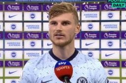 Werner debutó en la Premier League con el Chelsea y afirmó que los defensores son enormes.