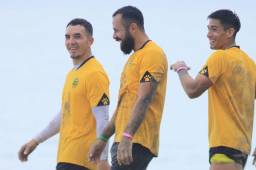 Alfredo Mejía está haciendo pretemporada con Real España y podría jugar el torneo Apertura 2023 con el club aurinegro. Foto: Cortesía @rcdespana