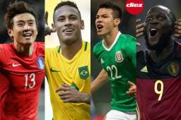Corea del Sur, Brasil, México y Bélgica son algunas de las selecciones que estarán en el Mundial.