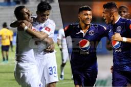 Olimpia y Motagua son los dos equipos hondureños que están en la pelea internacional en la Liga Campeones de Concacaf. Fotos DIEZ