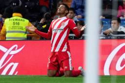Antony 'Choco' Lozano anota su primer gol en pretemporada con el Girona.