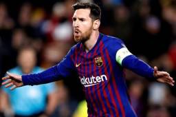 Messi es el máximo goleador del Barcelona con 33 tantos esta temporada en España.