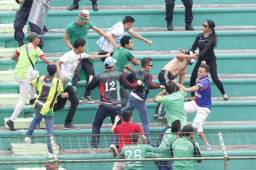 Los enfrentamientos entre las barras de Marathón, Real España, Motagua y Olimpia son los que han puesto la Liga Nacional de cabeza.