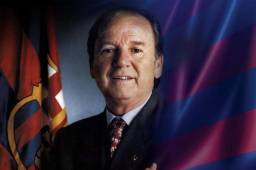 El español Josep Lluis Núñez fue presidente del Barcelona durante 22 años.