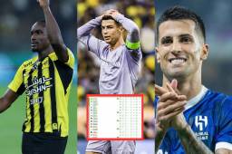 Cristiano Ronaldo se aleja del título y Benzema acaricia la cima: así marcha la tabla de posiciones de la Liga de Arabia Saudita