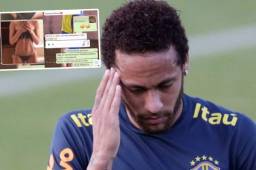 Neymar quiso ocultar un audio que la chica que lo acusa de violación le mandó.