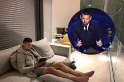 Cristiano no tuvo tiempo para asistir a la gala pero sí para mandar un mensaje a Lionel Messi.