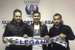 El mediocampista hondureño Josué Cisneros firmó contrato con el Leganés de la primera división de España.