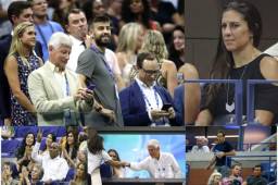 El defensa del Barcelona aprovecha el parón FIFA para disfrutar del US Open y es uno de los rostros más conocidos del torneo. A continuación todas las estrellas del cine y la moda que visitan el torneo de Tenis junto a Piqué.