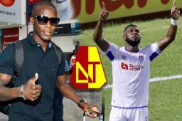 Los delanteros hondureños, Rubilio Castillo y Jorge Benguché son pretendidos por el Deportes Tolima de Colombia. Fotos DIEZ