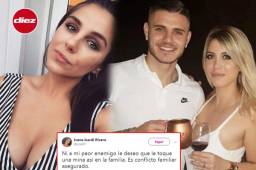 Ivana Icardi, hermana del delantero argentino Mauro Icardi, arrementió contra su propio cuñada, la polémica Wanda Nara. Las redes sociales incendiaron con sus declaraciones.