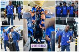 La Selección de Honduras viajó en vuelo chárter a Martinica para el partido de este jueves en Liga de Naciones Concacaf. Estas son las imágenes de su partida. Fotos Neptalí Romero
