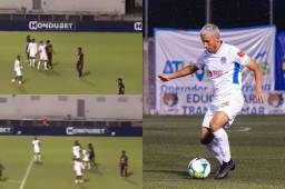 José Mario Pinto dio un manotazo a Edson Palacios en el juego contra Vida, solo vio la amarilla cuando debió ser claramente expulsado.