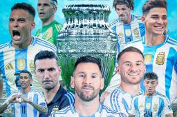 Argentina domina el palmarés histórico de la Copa América.