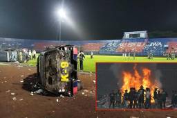 Horripilante: Un total de 127 muertos deja una guerra de aficionados durante un partido en Indonesia