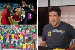 El entrenador del Real España atendió a los medios de prensa, tres días después de la derrota en el derbi ante Marathón. Foto: Mauricio Ayala.