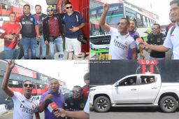 La fiesta se vive en las afueras del Alejandro Morera Soto, previo a la gran final del Alajuelense - Olimpia.