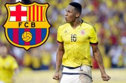 El defensor central colombiano, Yerri Mina, seria oficializado esta semana como nuevo jugador del Barcelona según han informado medios catalanes.