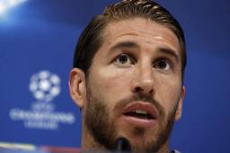 Sergio Ramos en conferencia de prensa previo al partido contra el Atlético.