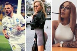 La impresionante ucraniana Irina Moroziuk sale con el futbolista Mykola Morozyuk y enfrenta hasta tres años de cárcel por cantar el himno de su país con un atuendo inapropiado.