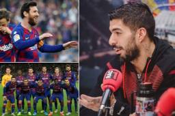 Suárez es uno de los mejores amigos de Messi en el plantel y espera que el argentino pueda seguir en el Barcelona.